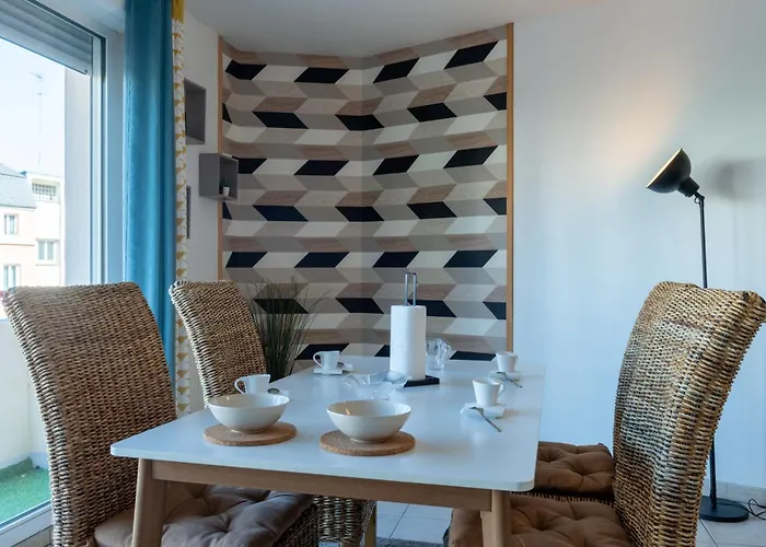 Chic Avec Parking Au Centre-ville 公寓 鲁昂